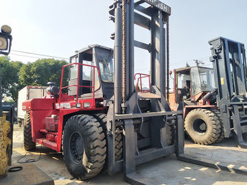 China High Efficiency Used Industrial Forklift , 25 Ton Forklift 9200 X 3300 X 4000 Mm supplier