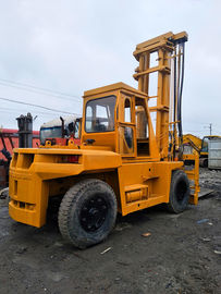 China Mitsubishi Engine Used Industrial Forklifts 10000 Kg Rated Loading Capacity supplier