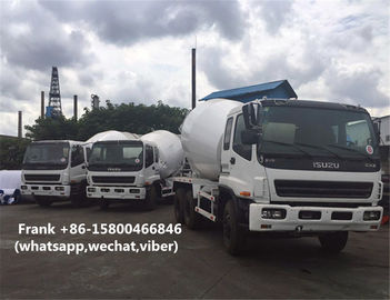 China 10PE1 Engine Used Concrete Mixer Trucks , Mobile Concrete Mixer Truck supplier