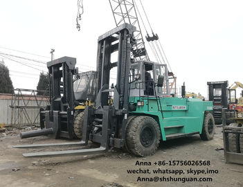 China 6D24 Used Mitsubishi Forklift Trucks , 30 Ton Forklift 9200 X 3300 X 4000 Mm supplier