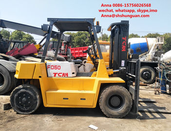 China Tcm 5 Ton Used Diesel Forklift Truck , Durable Diesel Powered Forklift supplier