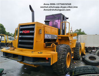 China 5000kg Rated Load Used Wheel Loaders Payloader 870 Close Cab Used Loader supplier