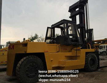 China 2 Stages Used Tcm Diesel Operated Forklift FD250 Isuzu Engine Ce Passed supplier