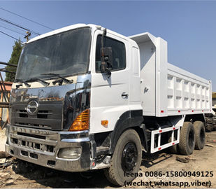 China used hino 700 series 25-30ton dump truck 350 hp  16 cbm  dump box made in 2012 supplier