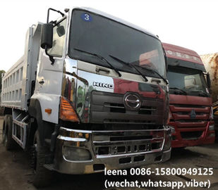 China Japan 6X4 Type Used Dump Trucks Hino 700 Series Tipper Truck 25-30 Ton Capacity supplier
