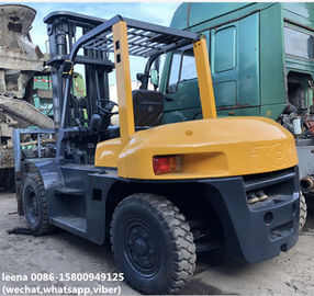 China used 7ton tcm 3stages diesel forklift FD70Z8 originally made in japan,low working hrs ,6m lifting height supplier