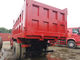 Red 30 Tons Tipper Truck 13000 Kg Vehicle Weight Manual Transmission supplier