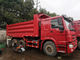 HOWO 375 Euro 3 Used Dump Trucks 9000 * 2500 * 3500 Mm Easy Operation supplier