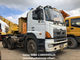 China 6X4 Type Used Tractor Head Hino 700 Series Prime Mover 450hp Horsepower exporter