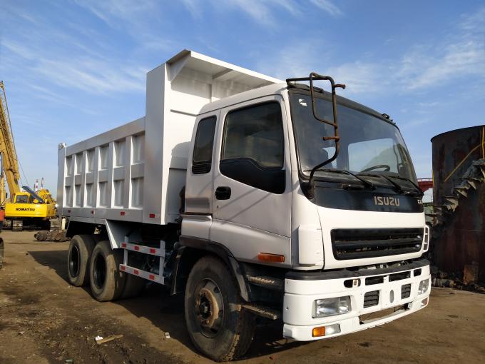 Durable 25 Tons Used Dump Trucks , Japan 10 Wheel Dump Truck PF6 Engine