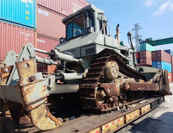 4.5m3 Blade Capacity Second Hand Bulldozer , Old Cat Bulldozers / D8K / D8N