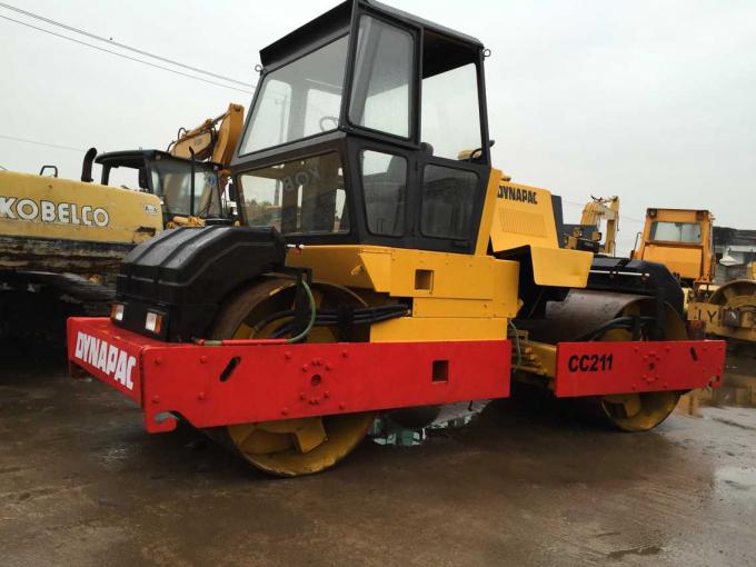 Stable Second Hand Road Roller , Used Road Roller 10700 Kg Operating Mass