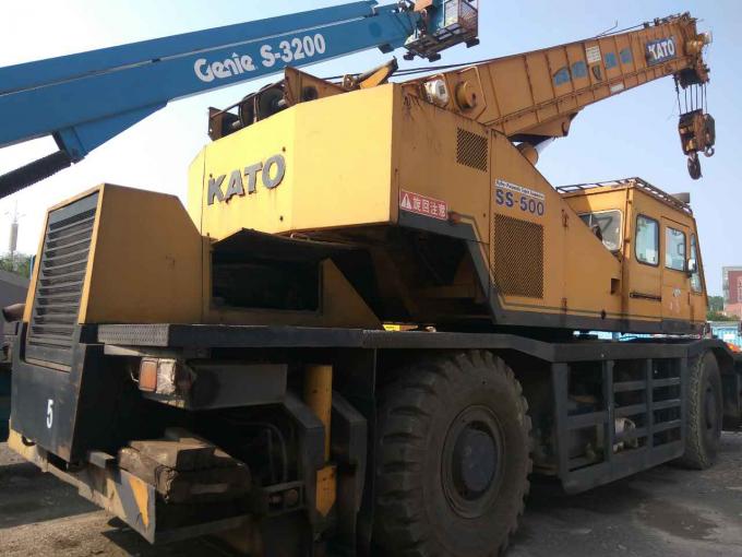 Hydraulic Systems HITACHI Lattice Boom Crawler Crane 35 Ton SGS Approved