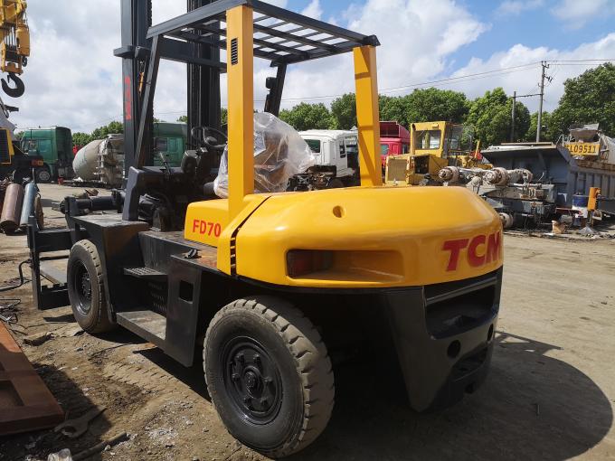 Japan second hand Komatsu 15ton forklift , FD150E-7 15t capacity forklift for sale