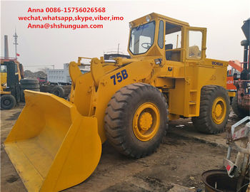 China 4 Speed Manual Used Wheel Loaders , Japanese TCM 75B Wheel Loader supplier