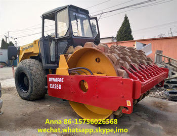 China 265L Fuel Tank Second Hand Road Roller 160KN / 79.5KN Vibration Frequency supplier