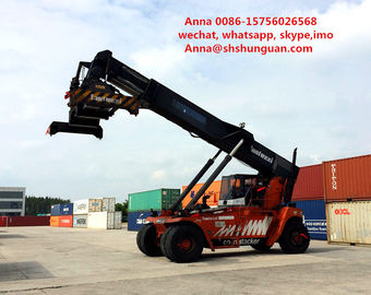 China New Battery Used Reachstacker Lifting Stacker Diesel Engine Power Source supplier