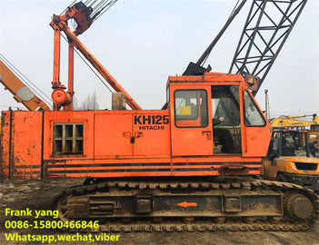 China Diesel Fuel Used Cranes , Second Hand Crane KH125-3 Good Tires No Oil Leak supplier