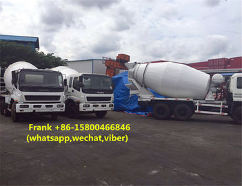 China 10 PE1 Engine ISUZU Concrete Mixer Truck 100 % Original Imported Condition supplier