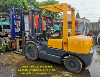 China TCM FD30 Used 3 Ton Forklift Truck Japan Made Hydraulic System With Side Shift supplier