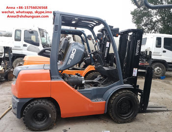 China 4520 Kg Used Diesel Forklift Truck , Japan Toyota 3 Ton Diesel Forklift supplier