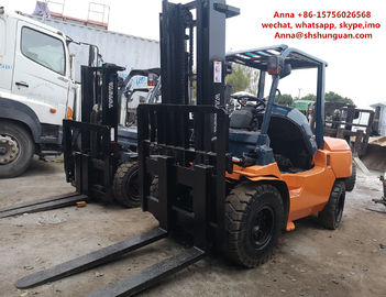 China Original Japan Used Diesel Forklift Truck , Toyota 7FDA50 5 Ton Diesel Forklift supplier