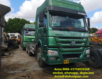 China Heavy Duty 10 Wheeler Used Trailer Head 6800 * 2496 * 3668 Mm ISO Approved supplier