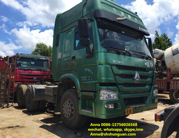 China 40 Ton Used Tractor Head 102 Km / H Max Speed 400 L Fuel Tanker Capacity supplier