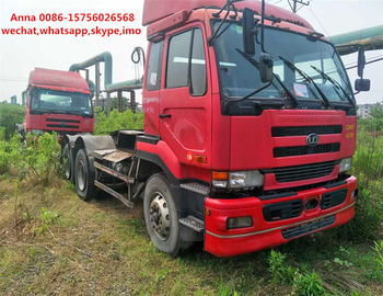 China 25 40 Ton Nissan Tractor Head Trailer Prime Mover Manual Transmission supplier