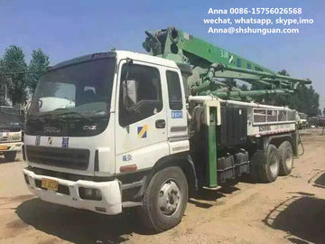 China 34m Boom Used Concrete Pump Truck , Germany Schwing Concrete Pump Truck supplier
