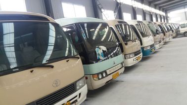 China Toyota 1HZ / 15B 16B Used Coaster Bus , Passenger Mini Old Coaster Bus supplier