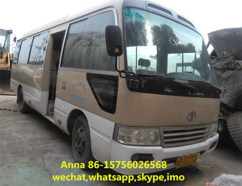 China 29 Seats Used Coaster Bus Toyota Mini Coaster Bus Left Hand Driving supplier