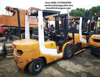 China secondhand cheap Used 3 ton forklift TCM FD30 diesel forklift supplier