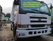 China Durable 25 Tons Used Dump Trucks , Japan 10 Wheel Dump Truck PF6 Engine company