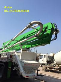 Euro 3 Used Concrete Pump Truck , Mobile Pump Truck Easy Operating supplier