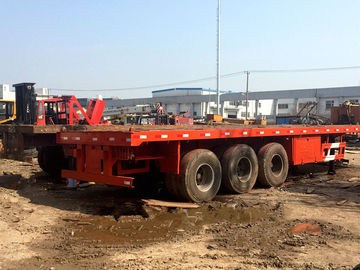 20 Ft Tri Axles Used Truck Trailers Single Drum Roller For Transportation supplier