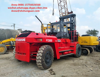 Flexible Used Industrial Forklift , Mitsubishi 6D24 Used Counterbalance Forklift supplier