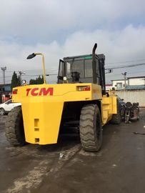 Isuzu Engine Used Industrial Forklift , TCM Used Diesel Forklift Truck supplier