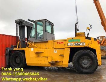 FD250 Used Diesel Forklift Truck , 25 Ton Used Tcm Forklift 2200 Mm Fork Length supplier