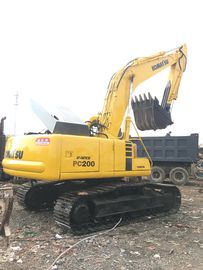 Diesel Fuel Second Hand Excavator , Used Komatsu Pc200 6 Excavator supplier