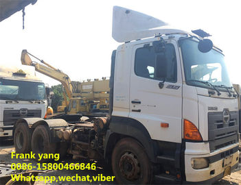 450 HP Hino Tractor Head , Diesel Second Hand Tractor Head No Oil Leak supplier