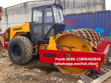 25.8 Kg / Cm Second Hand Road Roller Smooth Drum Type 5677 X 3500 X 3402 Mm supplier