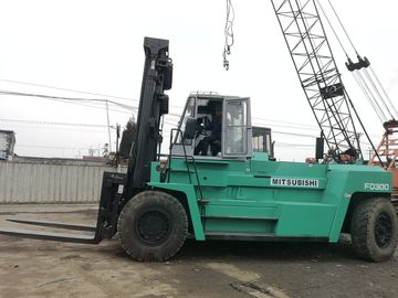 6D24 Used Mitsubishi Forklift Trucks , 30 Ton Forklift 9200 X 3300 X 4000 Mm supplier