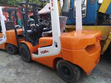 FD30 Japan TCM 2nd Hand Forklift 3 Ton Diesel Engine With Side Shift supplier