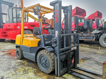 Isuzu Diesel Engine Forklift Truck , TCM 3T Used Manual Forklift Truck supplier