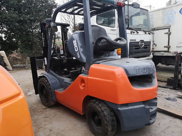 4520 Kg Used Diesel Forklift Truck , Japan Toyota 3 Ton Diesel Forklift supplier