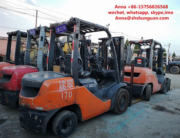 2 Or 3 Stage Mast Toyota Used Industrial Forklift TCM FD30 FD50 3t 5 Ton supplier