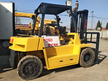 Tcm 5 Ton Used Diesel Forklift Truck , Durable Diesel Powered Forklift supplier