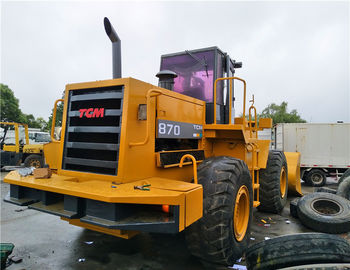 Original Parts Tcm 870 Wheel Loader , Used Front End Loaders Low Working Hours supplier