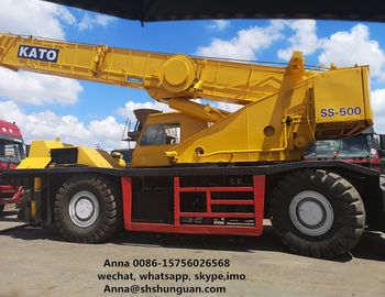 KATO SS500 Used Rough Terrain Crane 8 Cylinders 5 Levels Transmission supplier